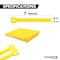 Kable Kontrol Hook and Loop Fastener Wrap, 7 in, 1/2 in W, Yellow, 20 PK HLT050X7-20-YELLOW - alternate 3